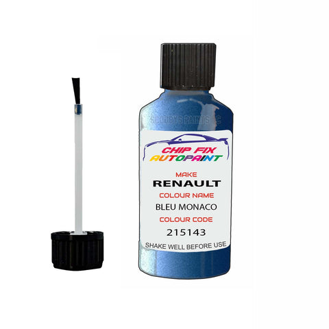 Paint For Renault Clio Bleu Monaco 2005-2005 Touch up scratch Paint Blue