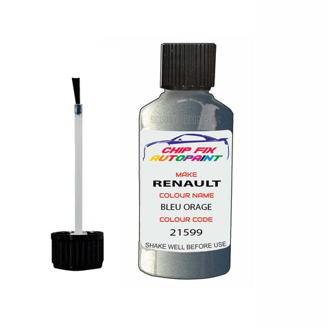 Paint For Renault Espace Bleu Orage 2002-2006 Touch up scratch Paint Blue