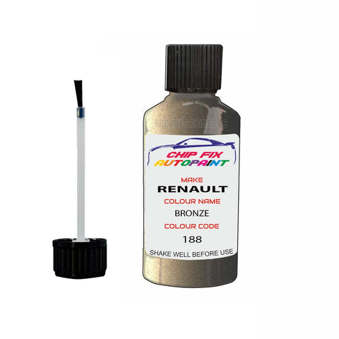 Paint For Renault Safrane Bronze 1993-2002 Touch up scratch Paint Brown/Beige/Gold