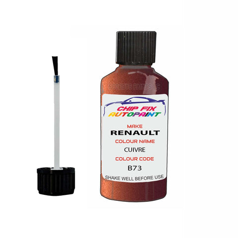 Paint For Renault Kangoo Van Cuivre 2000-2003 Touch up scratch Paint Orange