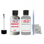 Primer undercoat anti rust Renault Koleos Dark Silver 2008-2008 Touch up scratch Paint Silver/Grey
