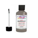 Paint For Renault Megane Grege Clair 2004-2005 Touch up scratch Paint Silver/Grey