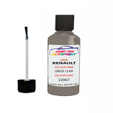 Paint For Renault Megane Grege Clair 2004-2005 Touch up scratch Paint Silver/Grey