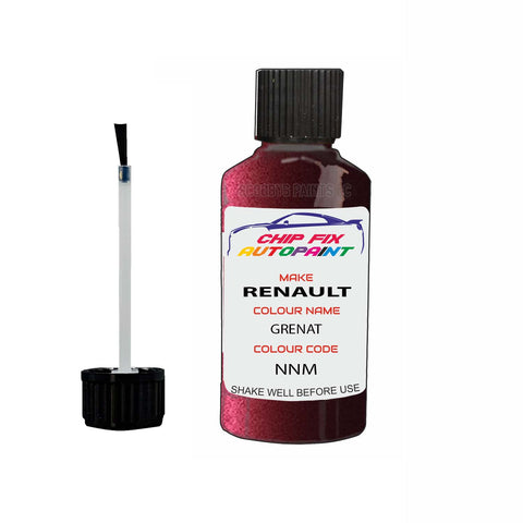 Paint For Renault Scenic Grenat 1998-2021 Touch up scratch Paint Red