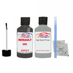 Primer undercoat anti rust Renault R19 Gris 1995-1996 Touch up scratch Paint Silver/Grey