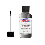 Paint For Renault Clio Gris Cassiopee 2008-2011 Touch up scratch Paint Silver/Grey