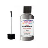 Paint For Renault Clio Gris Hologramme 2002-2007 Touch up scratch Paint Silver/Grey