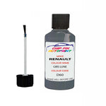 Paint For Renault Clio Gris Lune 2003-2004 Touch up scratch Paint Silver/Grey