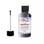 Paint For Renault Clio Gris Nymphea 1997-2002 Touch up scratch Paint Blue