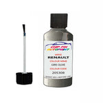 Paint For Renault Clio Gris Olive 2006-2007 Touch up scratch Paint Silver/Grey