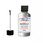 Paint For Renault Kangoo Van Gris Platine 2004-2021 Touch up scratch Paint Silver/Grey