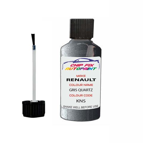 Paint For Renault Kangoo Van Gris Quartz 2010-2018 Touch up scratch Paint Silver/Grey