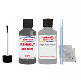 Primer undercoat anti rust Renault Traffic Van Gris Taupe 2012-2019 Touch up scratch Paint Silver/Grey