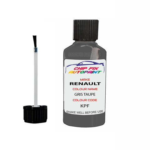 Paint For Renault Kangoo Van Gris Taupe 2012-2019 Touch up scratch Paint Silver/Grey