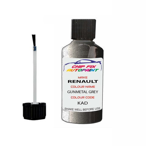 Paint For Renault Arkana Gunmetal Grey 2020-2023 Touch up scratch Paint Silver/Grey