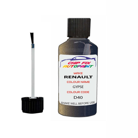 Paint For Renault Kangoo Van Gypse 2000-2013 Touch up scratch Paint Silver/Grey