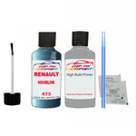 Primer undercoat anti rust Renault Megane Houblon 1997-2002 Touch up scratch Paint Blue
