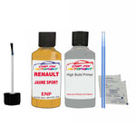 Primer undercoat anti rust Renault Megane Coupe Jaune Sport 1996-2022 Touch up scratch Paint Yellow