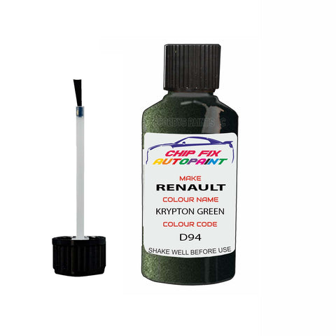 Paint For Renault Master Van Krypton Green 2001-2003 Touch up scratch Paint Green