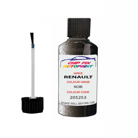 Paint For Renault Megane Noir 2004-2007 Touch up scratch Paint Black