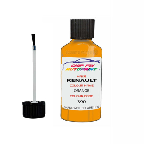 Paint For Renault Kangoo Van Orange 2004-2007 Touch up scratch Paint Orange