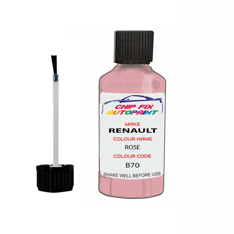 Paint For Renault Kangoo Van Rose 2002-2011 Touch up scratch Paint Red