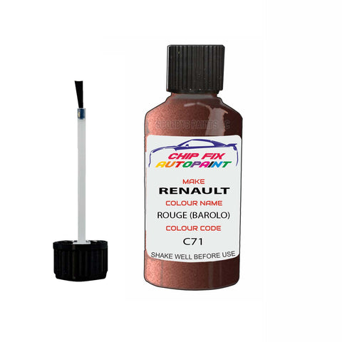 Paint For Renault Traffic Van Rouge (Barolo) 2001-2003 Touch up scratch Paint Red