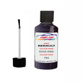 Paint For Renault Kangoo Van Rouge Cerise 1999-2010 Touch up scratch Paint Black