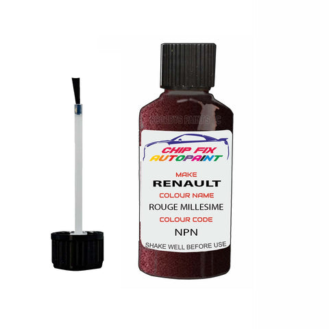 Paint For Renault Scenic Rouge Millesime 1998-2021 Touch up scratch Paint Red