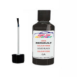 Paint For Renault Koleos Solid Black 2008-2008 Touch up scratch Paint Black