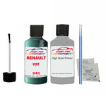 Primer undercoat anti rust Renault R19 Vert 1991-1996 Touch up scratch Paint Green