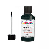 Paint For Renault Vel Satis Vert Cottage 2001-2006 Touch up scratch Paint Green