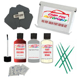 scratch paint repair kit Peugeot 207 Rouge Asmara W5, KHS 2006-2007 Red Touch Up Paint