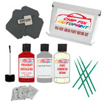 scratch paint repair kit Peugeot 206CC Rouge Vallelunga EKB, P3KB, P0KB 1987-2007 Red Touch Up Paint