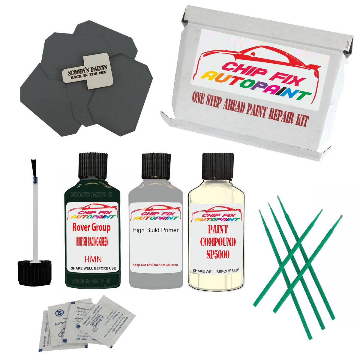 ROVER BRITISH RACING GREEN Paint Code HMN Scratch Touch Up Paint Pen ...