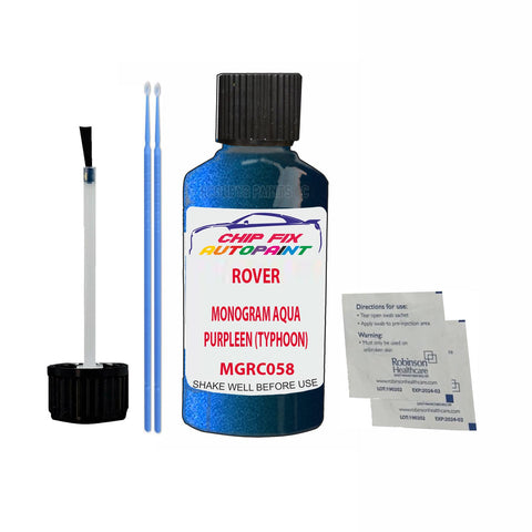 ROVER MONOGRAM AQUA PURPLEEN (TYPHOON) Paint Code MGRC058 Scratch Touch Up Paint Pen