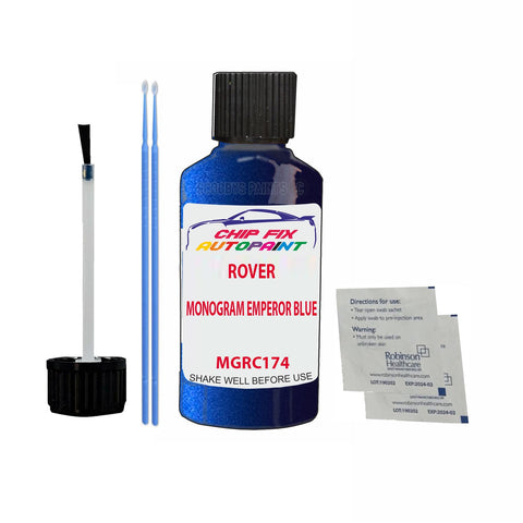 ROVER MONOGRAM EMPEROR BLUE Paint Code MGRC174 Scratch Touch Up Paint Pen