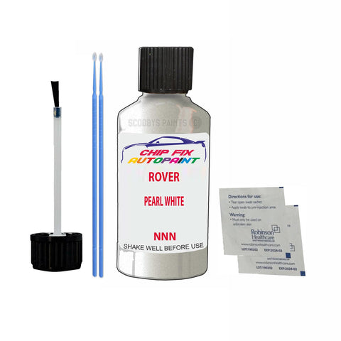 ROVER PEARL WHITE Paint Code NNN Scratch Touch Up Paint Pen