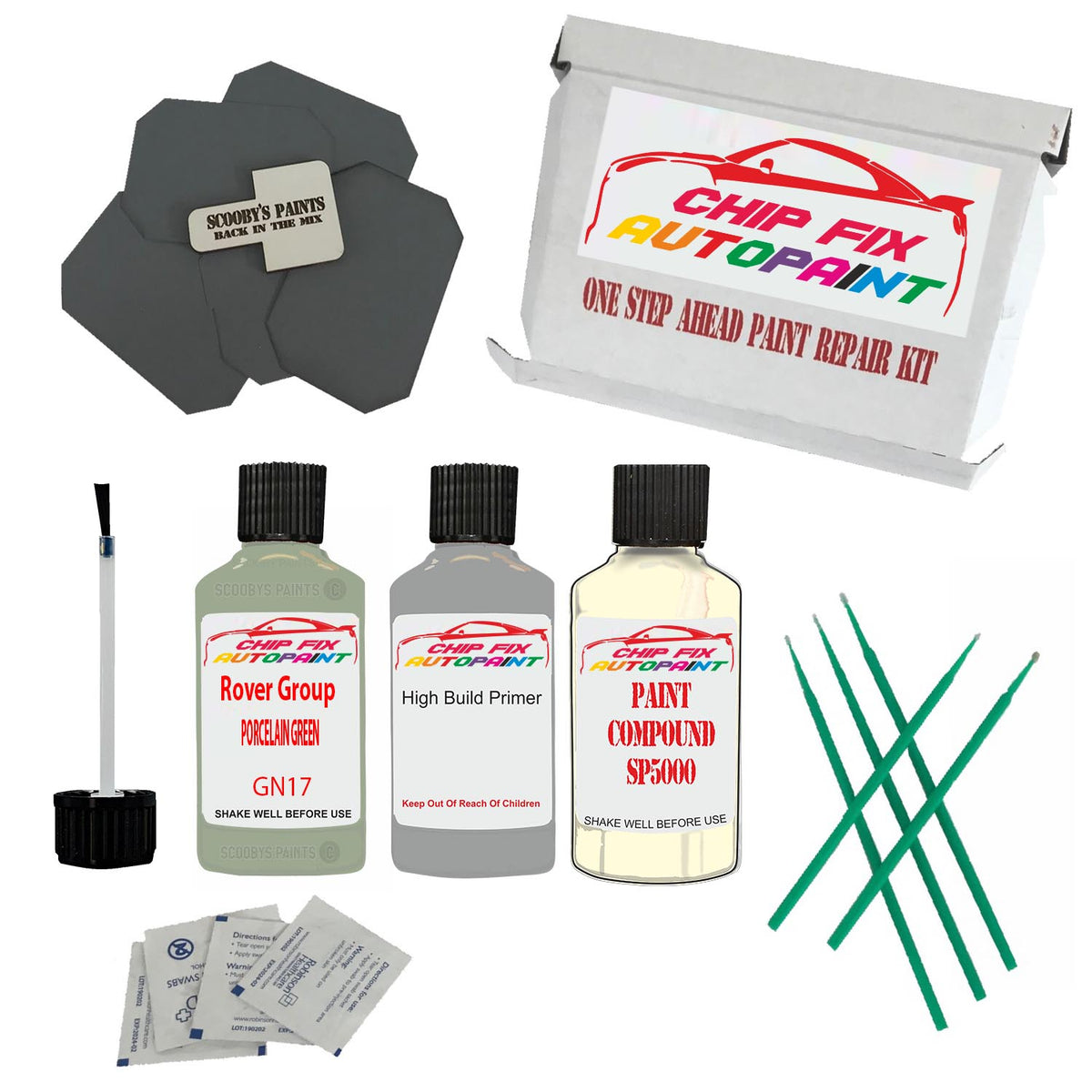 ROVER PORCELAIN GREEN Paint Code GN17 Scratch Touch Up Paint Pen – Car ...