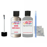 ROVER WHITE GOLD 2 Paint Code GMN Scratch TOUCH UP PRIMER UNDERCOAT ANTI RUST Paint Pen