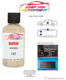 paint code location sticker Bmw 3 Series Safari Beige 147 1979-1984 Beige plate find code