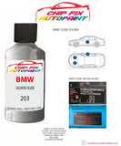 paint code location sticker Bmw 7 Series Salmon Silver 203 1986-1991 Grey plate find code