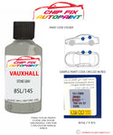 paint code location sticker Vauxhall Astra Stone Gray 85L/145 1978-1996 Grey/Silver plate find code