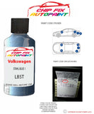 genuine Vw Vw Jetta Stahl Blue 1 LB5T 1991-2009 Blue Perfect match pen brush