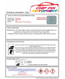 Data saftey sheet Caddy Van Summer Blue LA5F 2002-2018 Blue instructions for use