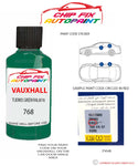 paint code location sticker Vauxhall Vivaro Tuerkis Green Ral6016 768 1990-2004 Green plate find code
