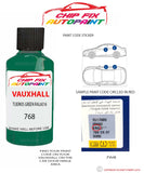 paint code location sticker Vauxhall Vivaro Tuerkis Green Ral6016 768 1990-2004 Green plate find code