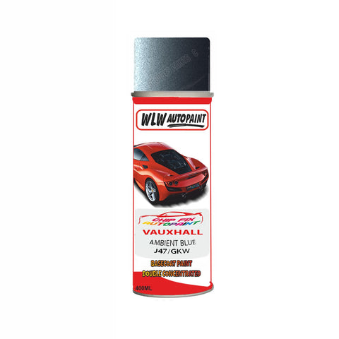 Aerosol Spray Paint For Vauxhall Movano Ambient Blue Code J47/Gkw 2010-2011