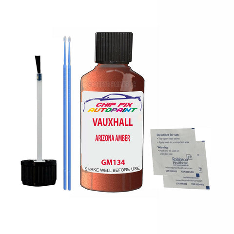 VAUXHALL ARIZONA AMBER Code: (GM134) Car Touch Up Paint Scratch Repair