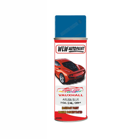 Aerosol Spray Paint For Vauxhall Astra Coupe Aruba Blue Code 20A/24L/08H 1999-2004